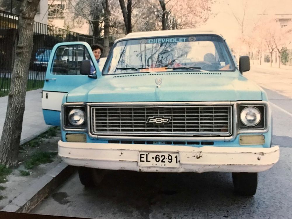 Primera camioneta Chevrolet C-10 de Alejandro Araya, agosto de 1993